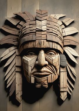 Native american mask II