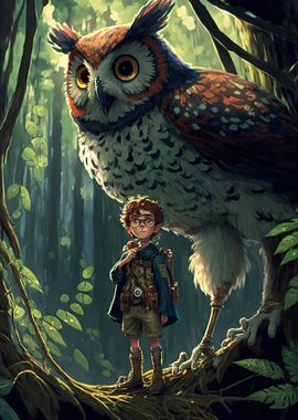 Owl in the Woods