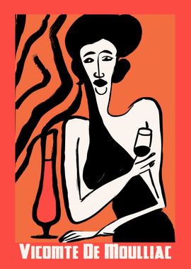 French Champagne Poster