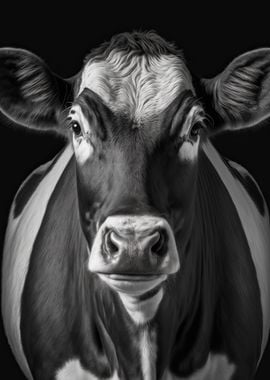 Portrait of a Cow