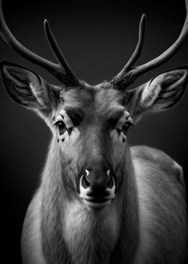 Portrait of a Caribou