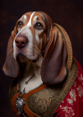 Basset Hound Portrait