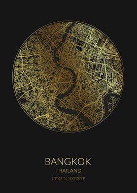 Bangkok Black Gold Map