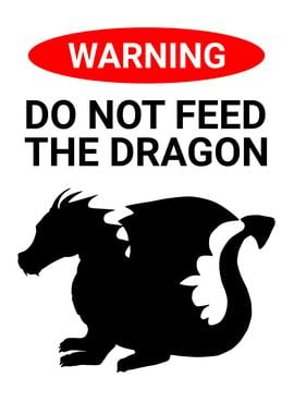 DO NOT FEED DRAGON CIRCLE