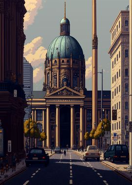 Berlin Pixel art