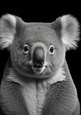 Portrait of a Koala