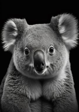 Portrait of a Koala