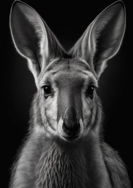 Portrait of a Kangaroo