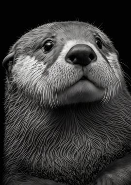 Portrait of a Sea Otter