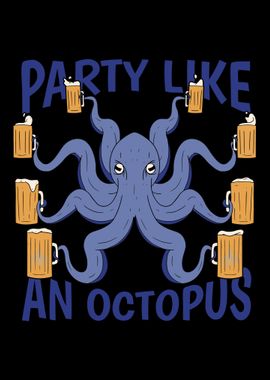 party like an octopus fun