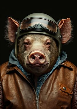 Biker Pig