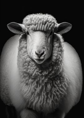 Portrait of a Sheep