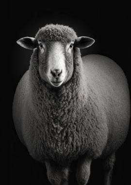 Portrait of a Sheep