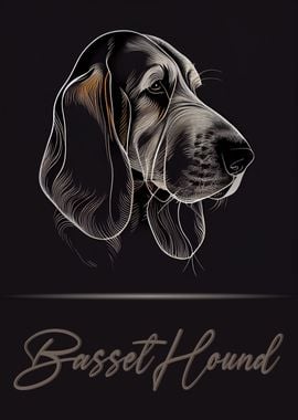 Elegant Basset Hound