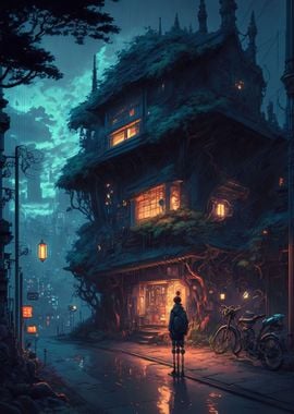 Cyberpunk Studio Ghibli 8