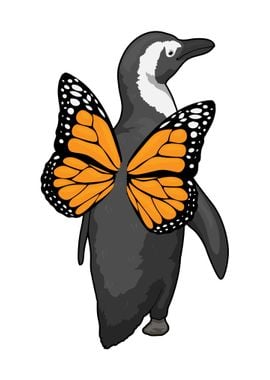 Penguin Butterfly Wings