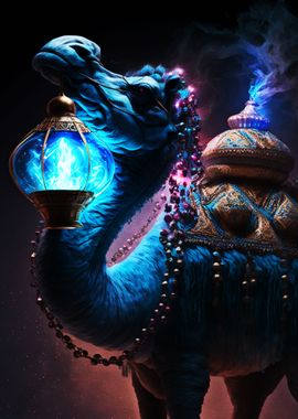 Blue camel