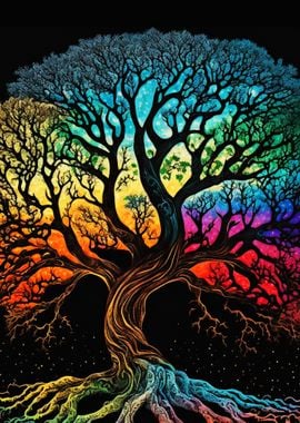 Colorful Of Tree