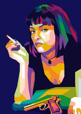 Mia Wallace Pulp Fiction