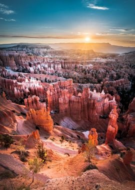 Sunrise At Bryce Canyon