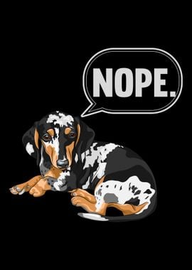 Nope Dog Dachshund