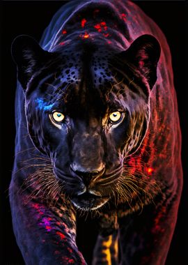 Colorful Black Tiger