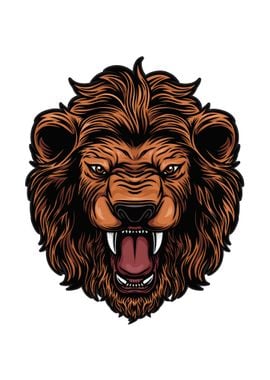 Lion head Football