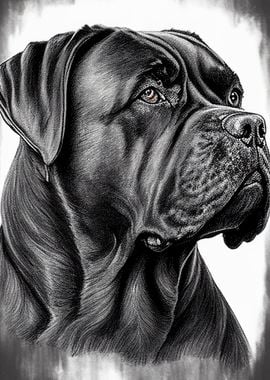 Cane Corso Drawing