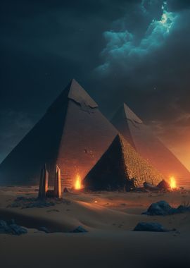 Deep into Ancient Pyramids