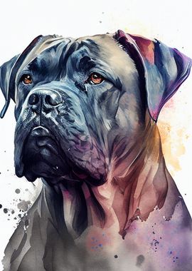 Cane Corso Watercolor