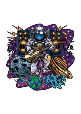 universe rocker astronaut