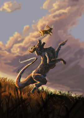 Hunting dragon