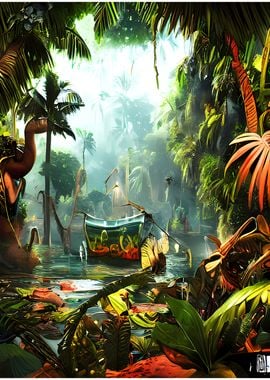 Relaxing in a Jungle