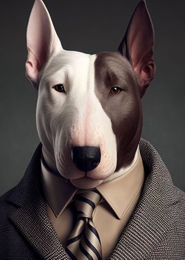 Bull Terrier Suit Business