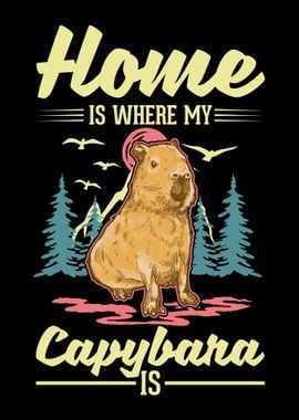 Home Is Where My Capybara 