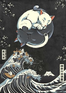 Cute Yin yang Kanagawa