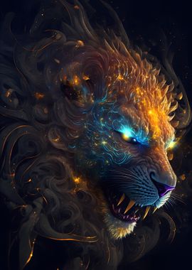 Shimmering Lion