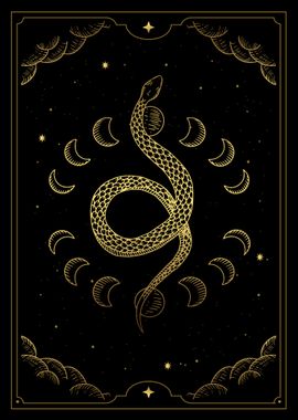 Tarot Snake Moon