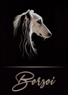 Borzoi Portrait