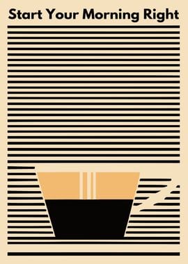 Morning Coffee Poster