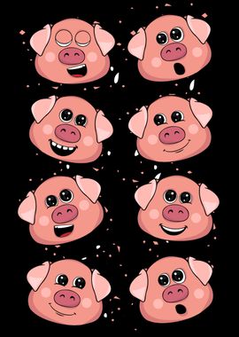 Cute Pig Lover Gift Kids