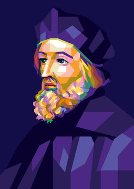 Jan Hus Pop Art