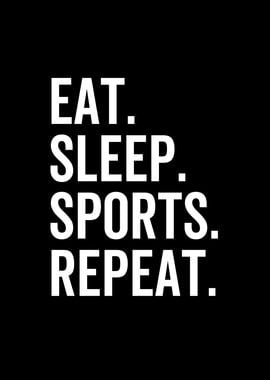 Retro Eat Sleep Gymnastics Repeat Vintage Sports Saying Novelty