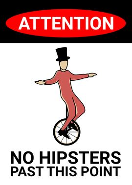 NO HIPSTERS FUNNY