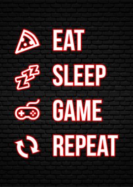 eat sleep game repeat