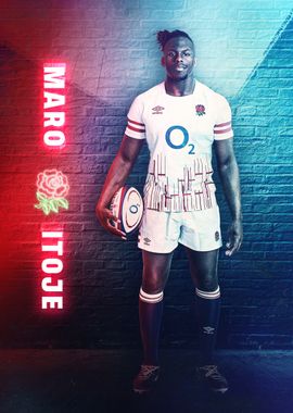 Maro Itoje neon