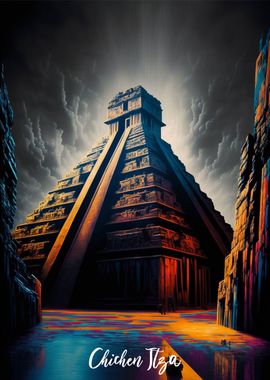 Artsy Chichen Itza 4