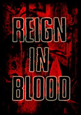 Reign in Blood Typography