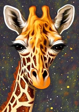 Giraffe Animal Portrait