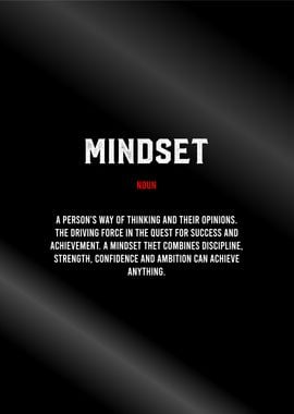 mindset dictionary poster